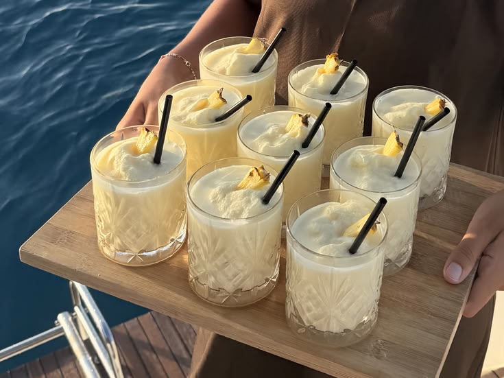 Piña Coladas happy hour