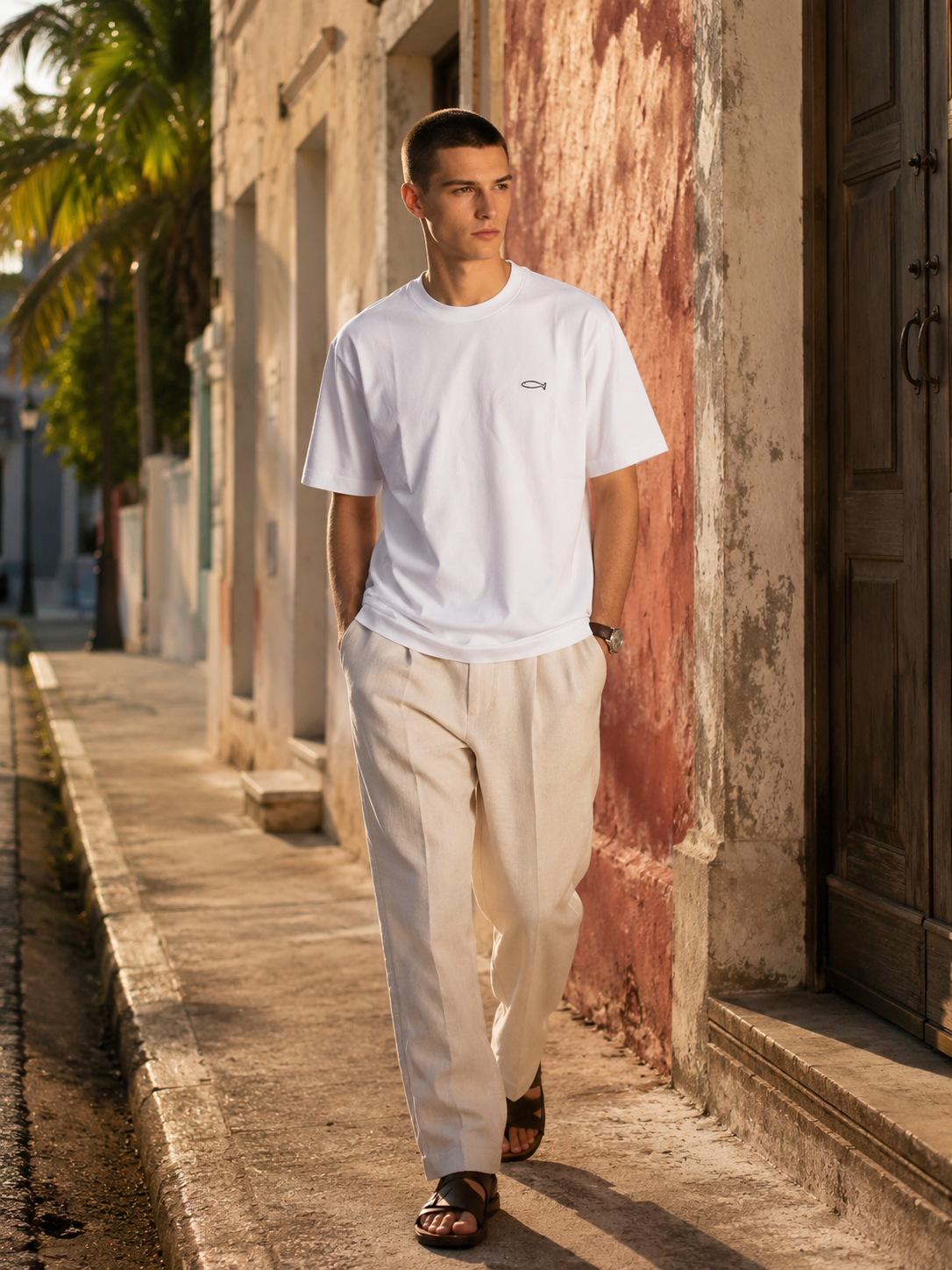 Málaga shirt white